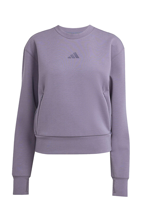D4T KNIT CREW Lacivert Kadın Sweatshirt
