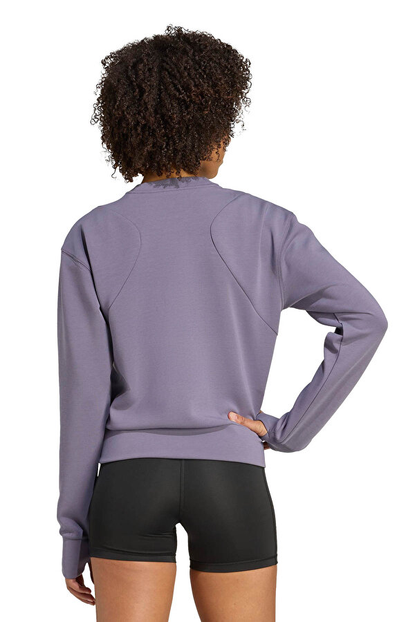 D4T KNIT CREW Lacivert Kadın Sweatshirt