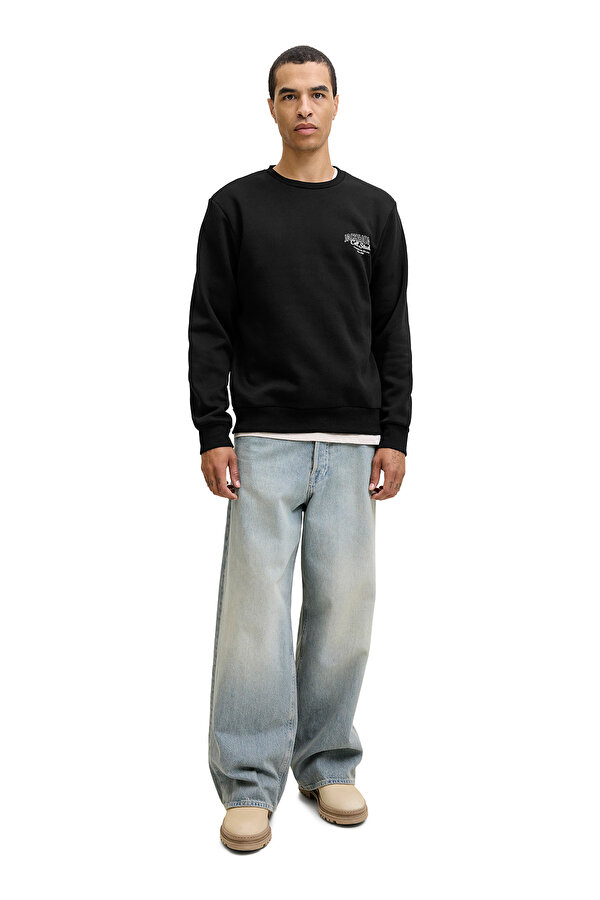 JJMAKOTO SWEAT CREW NECK Siyah Erkek Sweatshirt Fiyatları