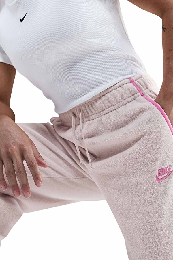 W NSW CLUB FLC CZY MR WID Bej Kadın Eşofman Altı