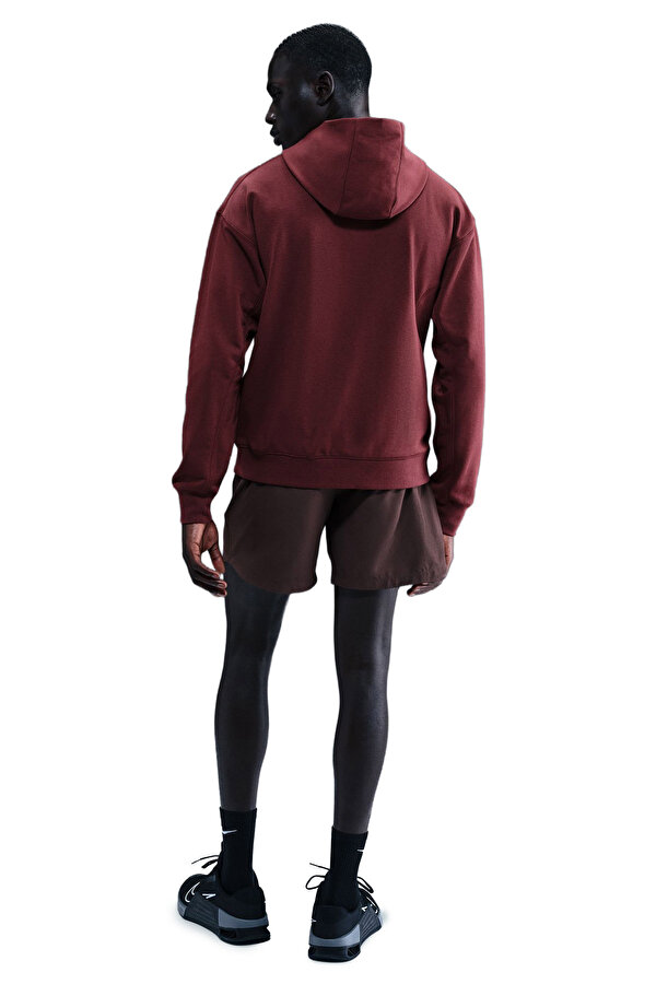 M NP DF NPT MIDLAYER HOOD Bordo Erkek Sweatshirt
