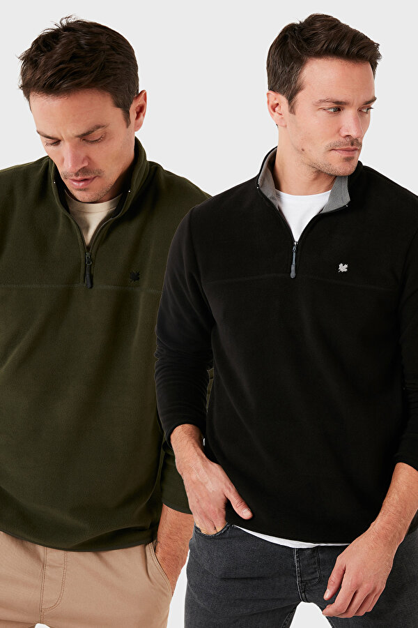 Erkek Polar 5906001S2 HAKİ-SİYAH