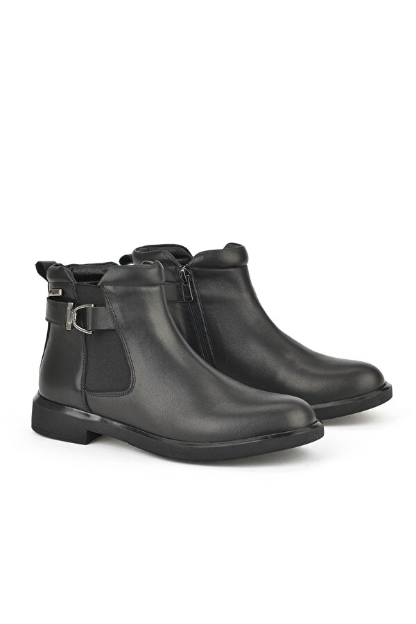 Kadın Hakiki Deri Bot 1531050Z26103460K Siyah