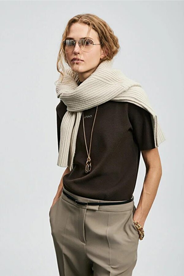 Jessıca Kadın Kolsuz Kazak 122090039