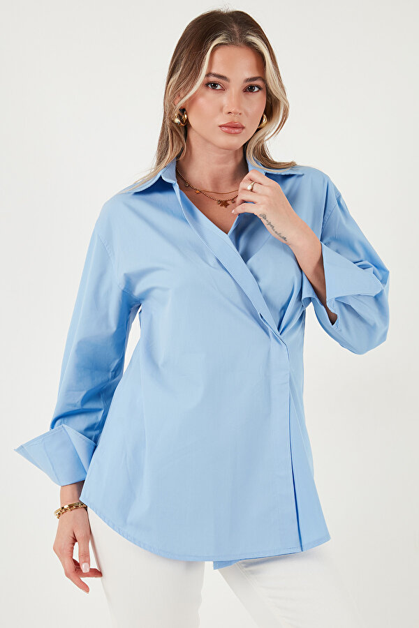 Bayan Gömlek 6834987 MAVİ