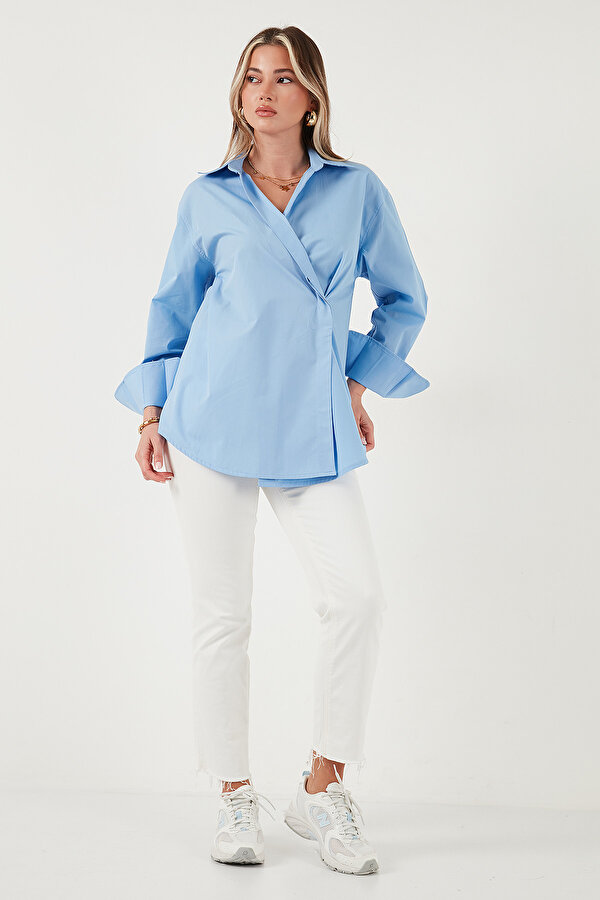 Bayan Gömlek 6834987 MAVİ