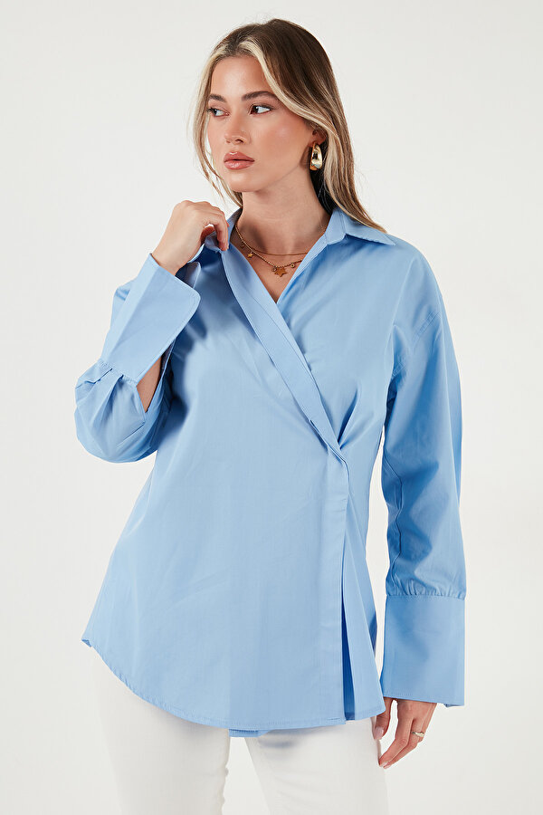 Bayan Gömlek 6834987 MAVİ