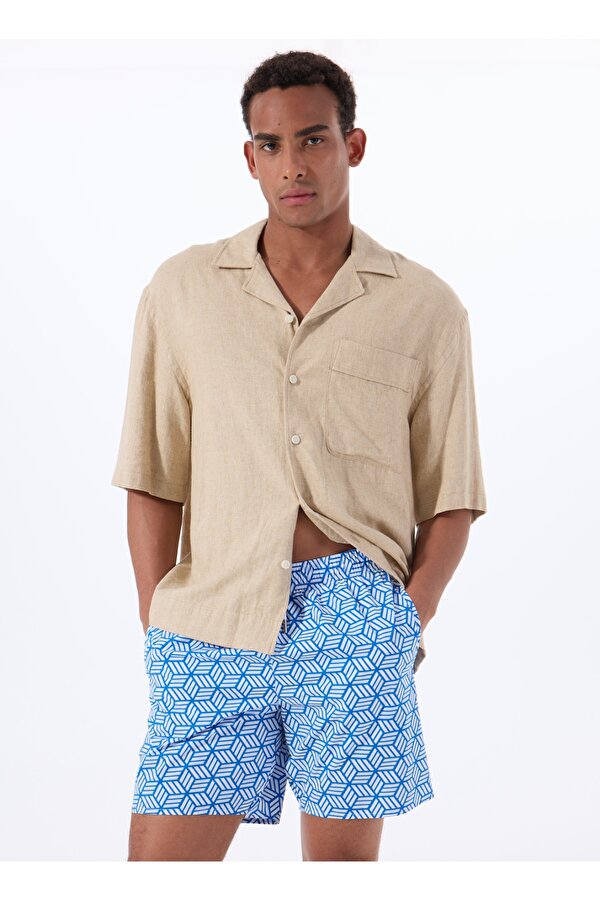 Mavi Erkek Şort Mayo F5SM-MYO05