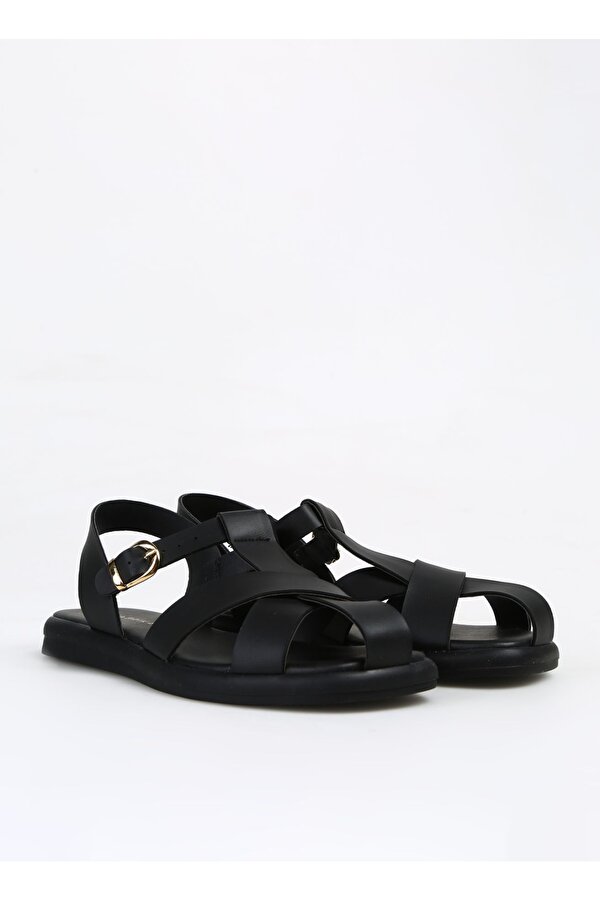 Siyah Kadın Sandalet CHIRAN