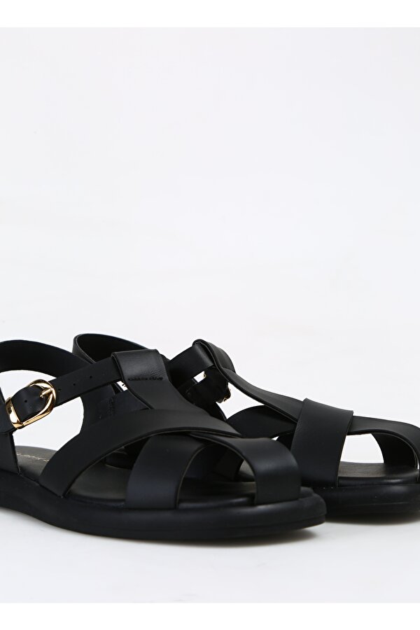 Siyah Kadın Sandalet CHIRAN