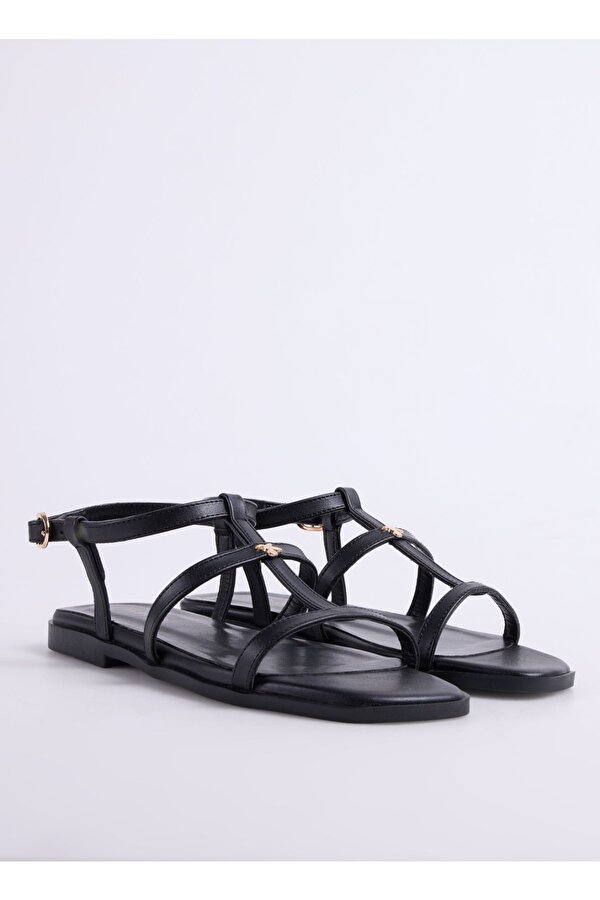 Siyah Kadın Sandalet KINLEY