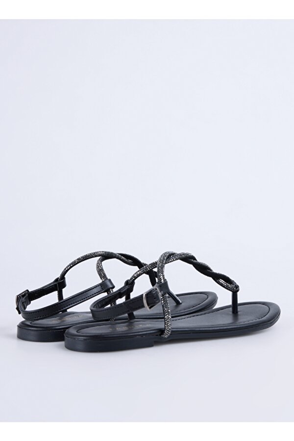 Siyah Kadın Sandalet STORMES