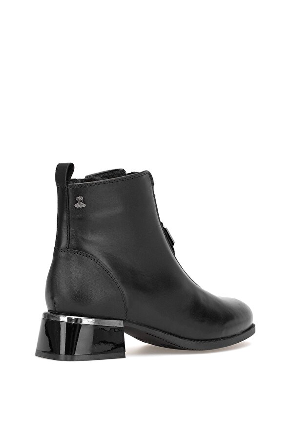 2253214K Kadın Hakiki Deri Klasik Bot Siyah