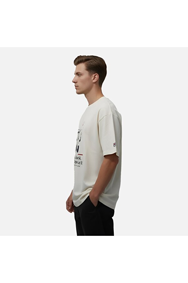 Erkek T-Shirt Navigli Caffé Relaxed Graphic Fam1087.10010