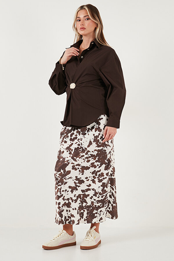 Bayan Gömlek 6834990 KAHVE