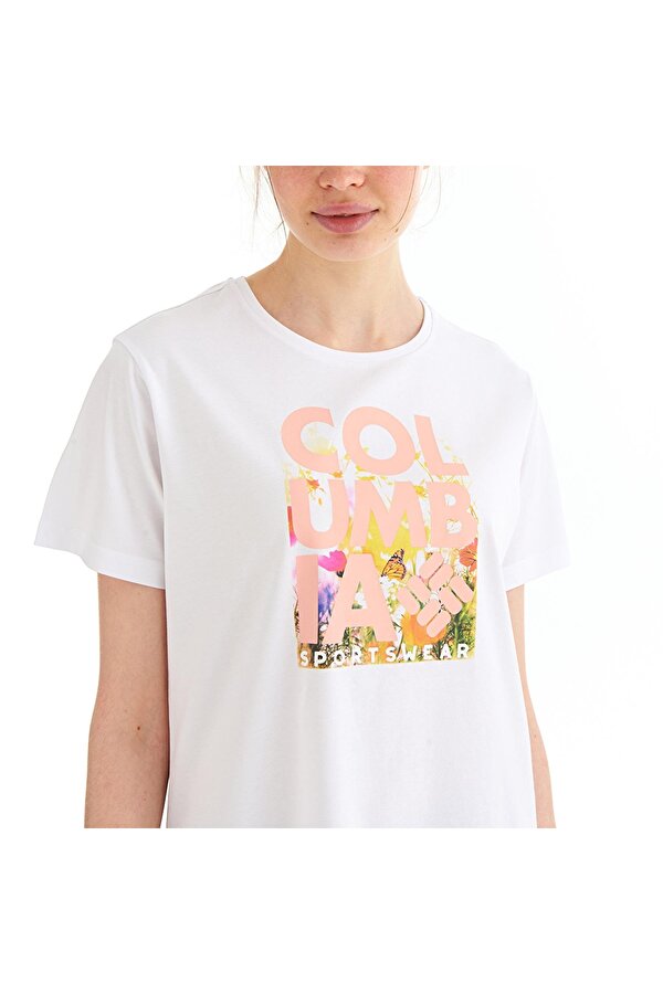 CSC Floral Blur Kadın Kısa Kollu Tişört