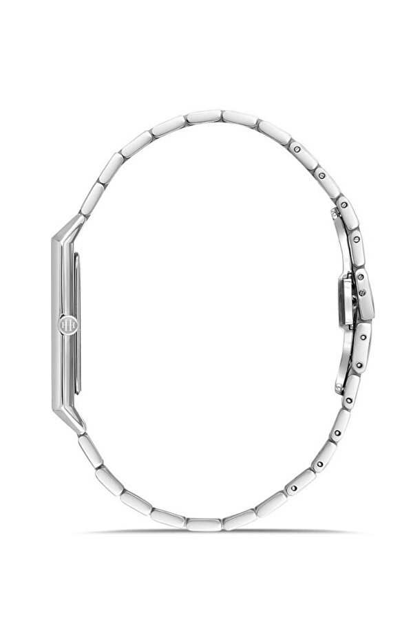 CL150S-11SS Safir Camlı Takvimli Çelik Kordonlu Dikdörtgen Kadran Metalik Renk Erkek Kol Saati