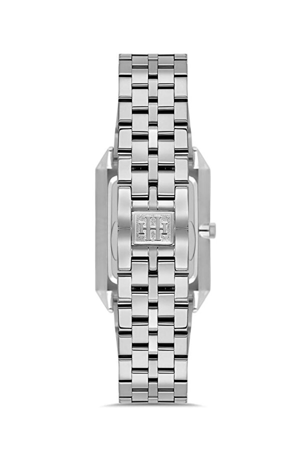 CL150S-11SS Safir Camlı Takvimli Çelik Kordonlu Dikdörtgen Kadran Metalik Renk Erkek Kol Saati