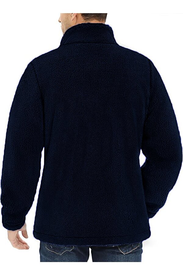 Oversize Peluş Sweatshirt Erkek Polar Sweatshirt Erkek Sweatshirt OVERSIZE-PELUSS