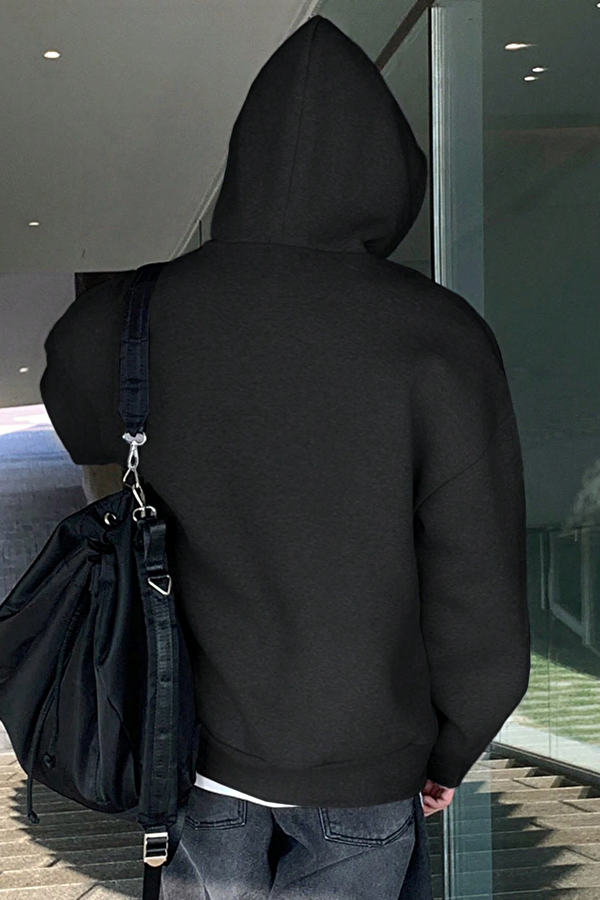 Erkek Sweatshirt Kanguru Cepli  İçi Polarlı 3 İplik Kapüşonlu Oversize Sweatshirt KANGURU-SWEATSHIRT