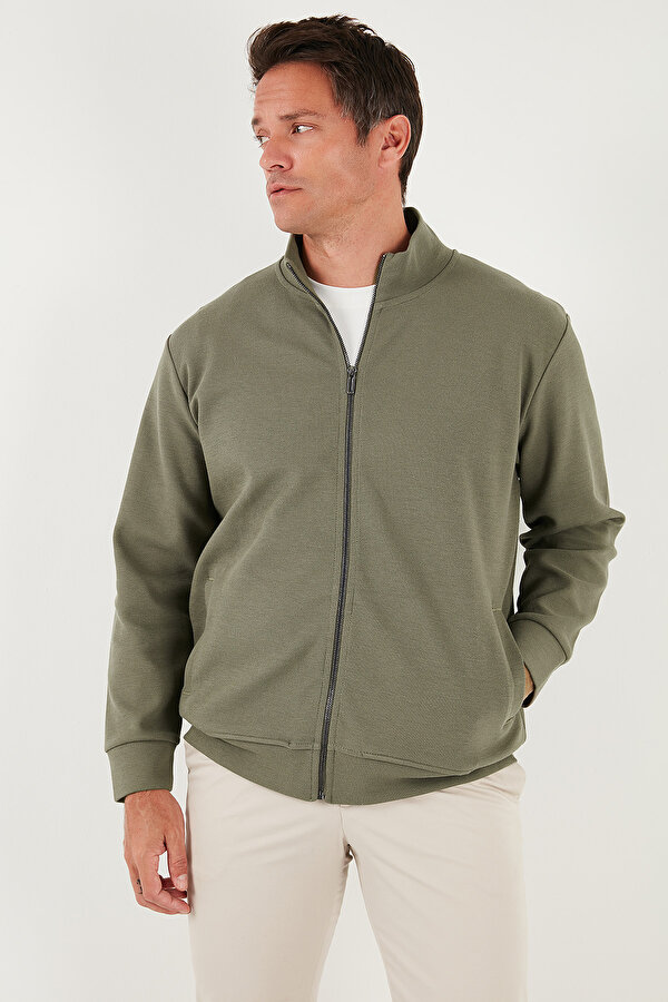 Erkek Hırka 5901077 HAKİ