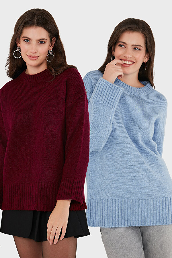 Bayan Kazak 4616213S2 Bebe Mavi-Bordo