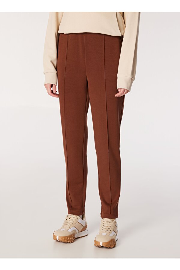 Kahve Kadın Eşofman Altı J4WL-EA7031