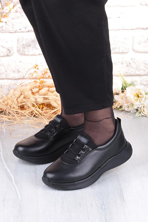 I5209 Belis Comfort Hakiki Deri Kadın Ayakkabı