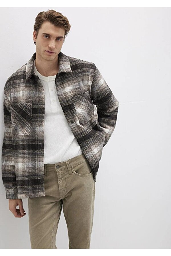 Erkek Kareli Gömlek Ceket M0110745-91228