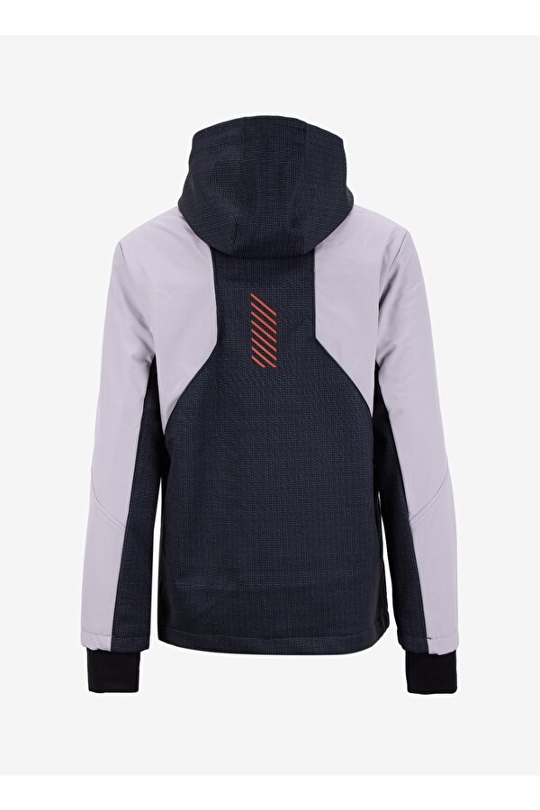 D4WM-MNT3077 Taş Blok Desenli Erkek Mont