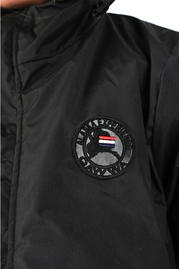 İçi Kürklü Su ve Rüzgar Geçirmez Kapüşonlu Kız Çocuk Mont