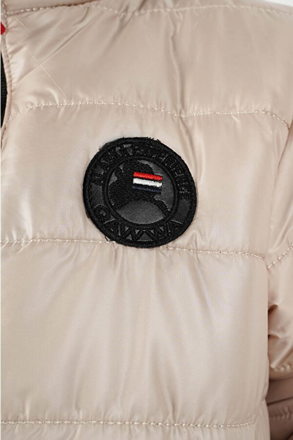 İçi Kürklü Su ve Rüzgar Geçirmez Kapüşonlu Kız Çocuk Mont