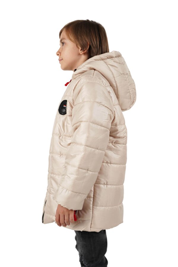 İçi Kürklü Su ve Rüzgar Geçirmez Erkek Çocuk Mont