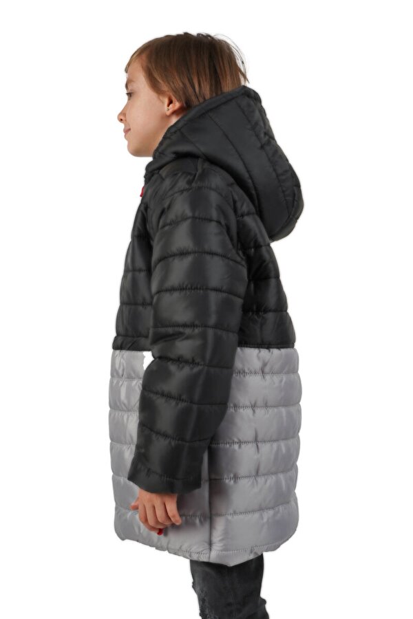 İçi Kürklü Su ve Rüzgar Geçirmez Erkek Çocuk Mont