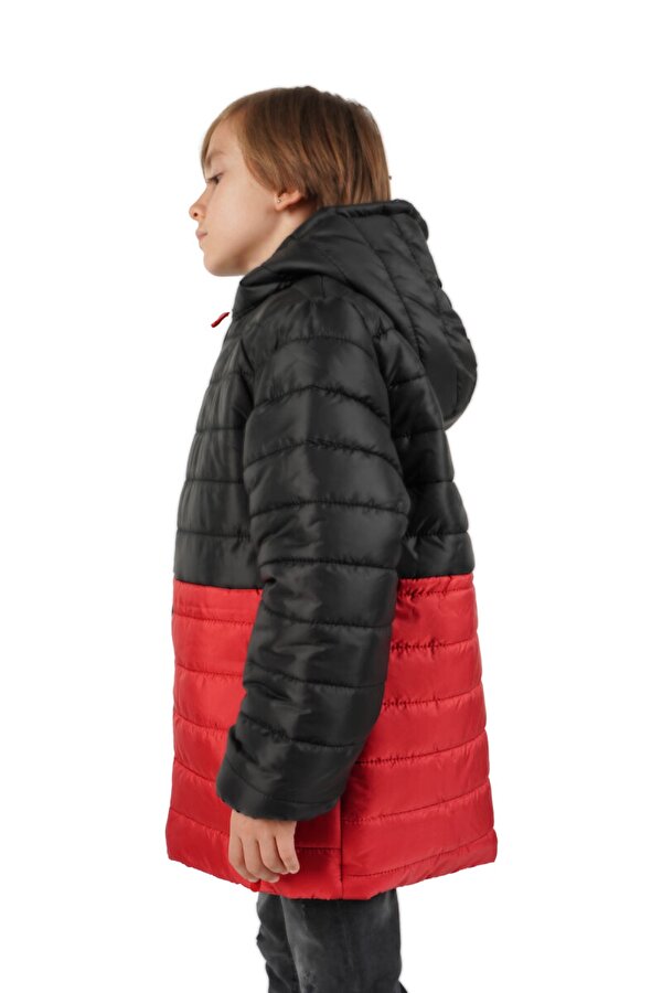 İçi Kürklü Su ve Rüzgar Geçirmez Erkek Çocuk Mont