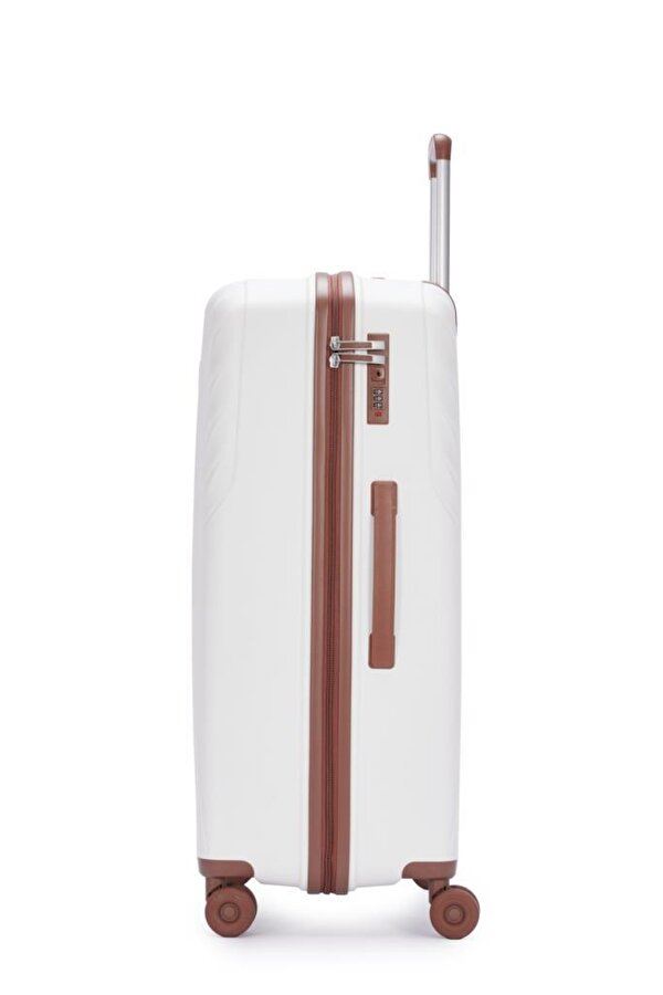 Trolley Valiz Beyaz Büyük Boy 14BNT8010-01-BY