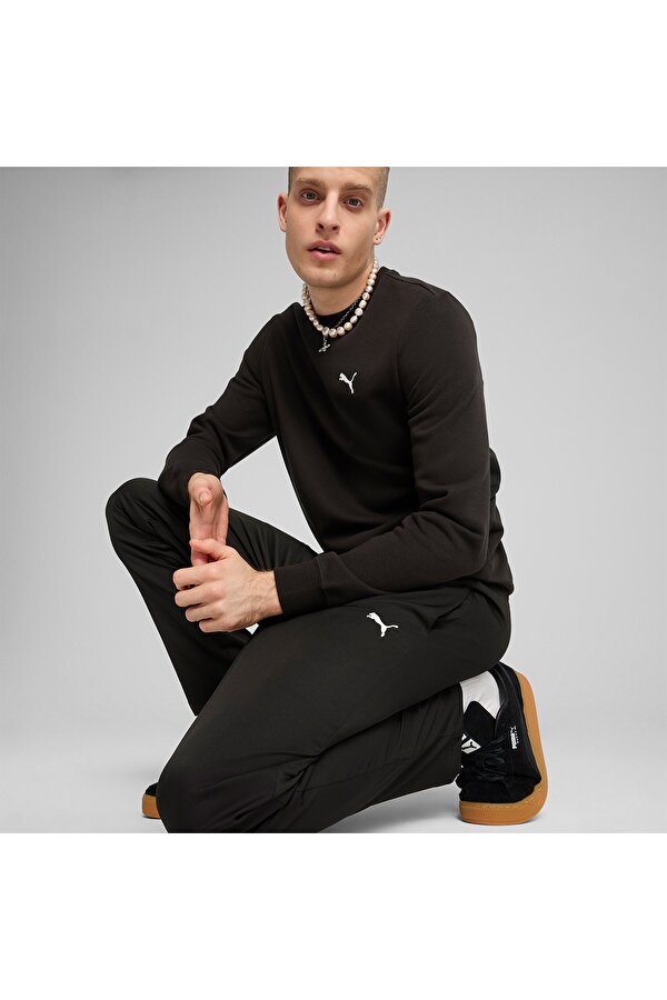 Essentials Woven Erkek Siyah Eşofman Altı