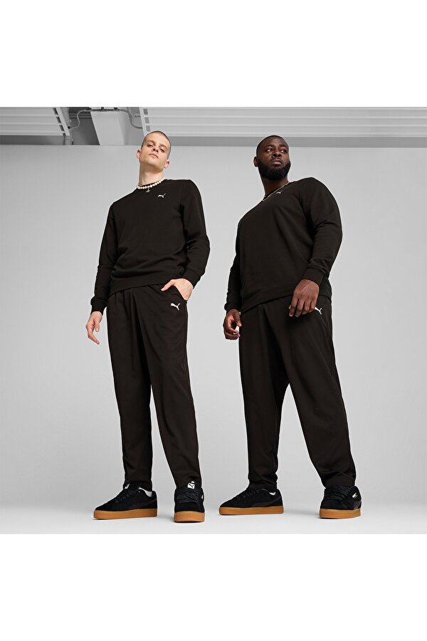 Essentials Woven Erkek Siyah Eşofman Altı