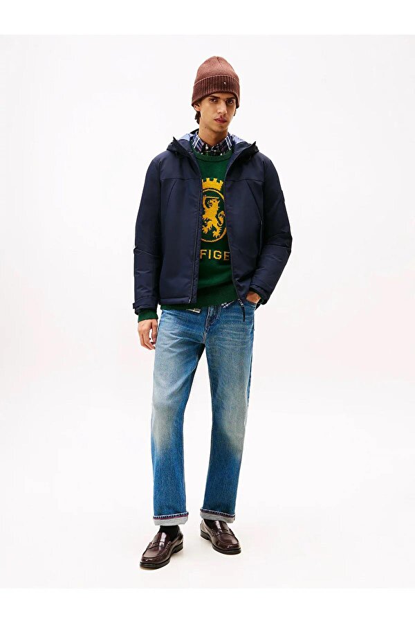 Tech Hooded Short Padded Jacket Erkek Mont MW0MW41363