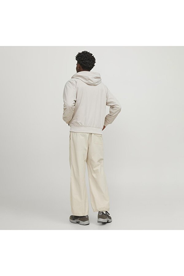 Jack&Jones Track Bomber Erkek Bej Kapüşonlu Ceket