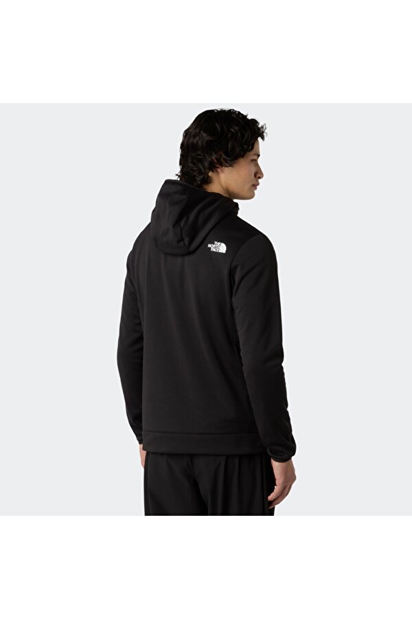 Mountain Athletics Fleece Erkek Siyah Kapüşonlu Ceket