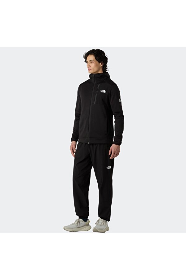 Mountain Athletics Fleece Erkek Siyah Kapüşonlu Ceket