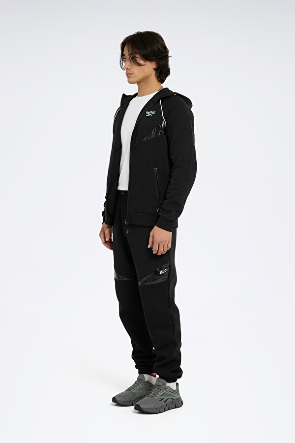 FLEECE MIX PANT Siyah Erkek Eşofman Altı