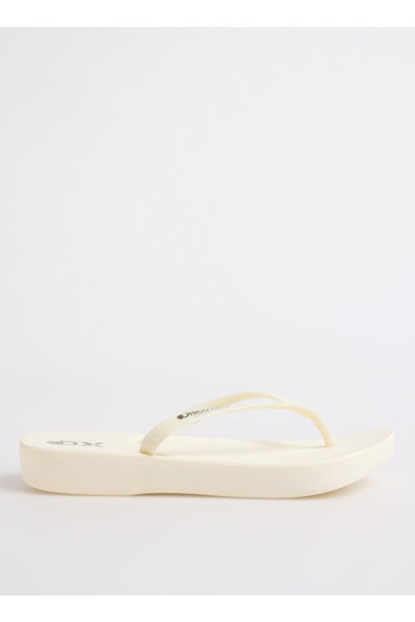 Bej Kadın Plaj Terliği JUNE