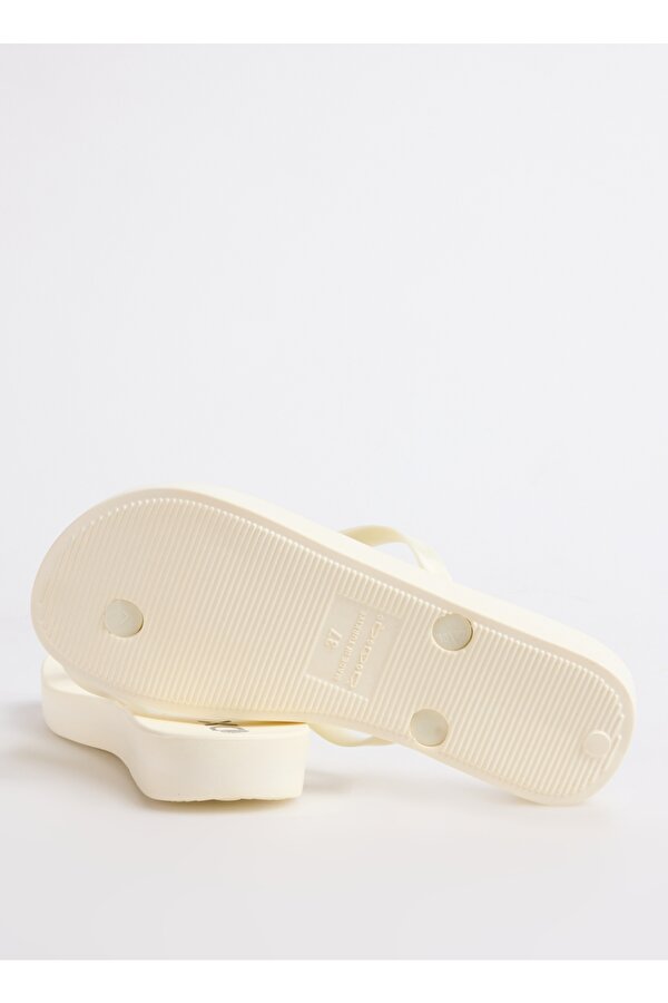 Bej Kadın Plaj Terliği JUNE