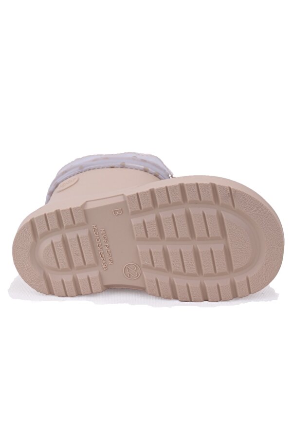 İgor CC334 Mendi Gato Bej Kürklü Günlük Kız Çocuk Yağmur Çizme