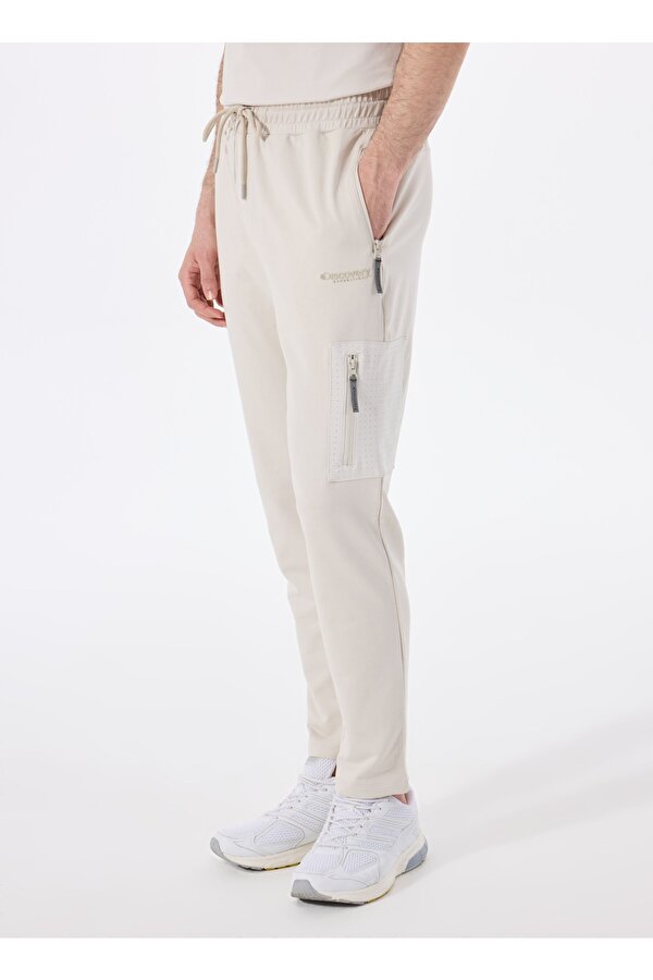 D5SM-EA3711 Taş Relaxed Düz Erkek Eşofman Altı