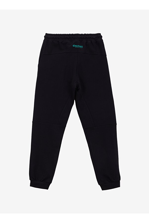 Lastikli Paça Siyah Erkek Çocuk Eşofman Altı D5SB-EA3210