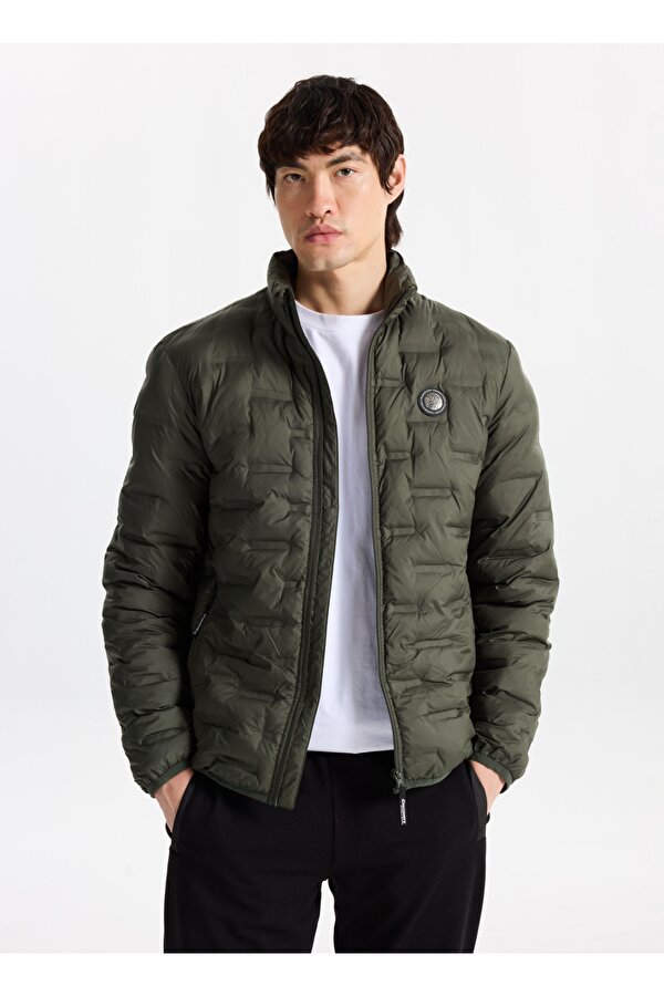 D5WM-MNT3306 Haki Kapitone Erkek Mont