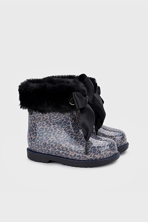 Kız Çocuk Yağmur Çizmesi W10338 SİYAH